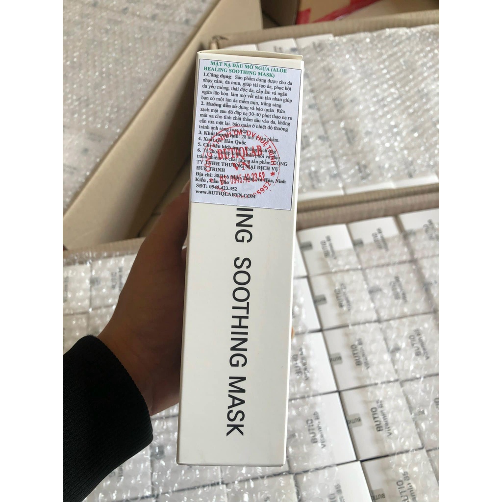 Mặt Nạ Mỡ Ngựa  1 Hộp 10 Miếng Chính Hãng ButiQ Lap Hàn Quốc - Haispa