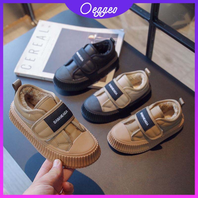 Oeteo Giày Thể Thao Khóa Dán Thời Trang Cho Bé