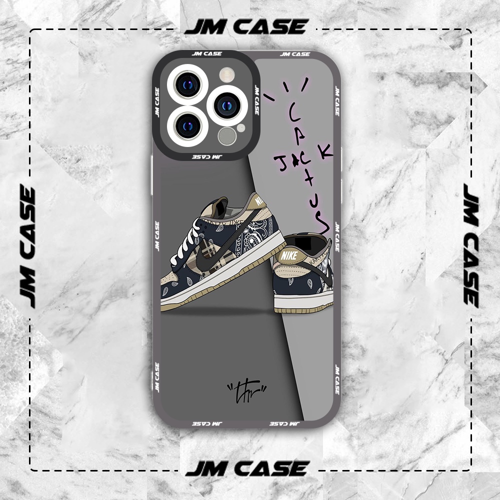 Ốp lưng iphone samsung xiaomi oppo cạnh vuông JMCase Cactus Jack nikke Fashion Brand