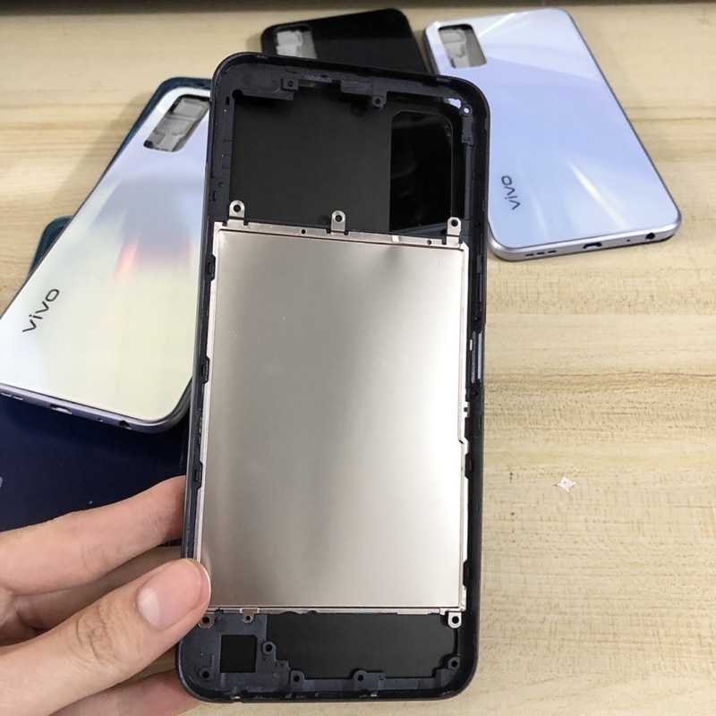Combo Màn Hình + Bộ Vỏ Vivo Y20/ Y12s / Y20s Zin Hàng Cao Cấp.( Tặng keo dán )