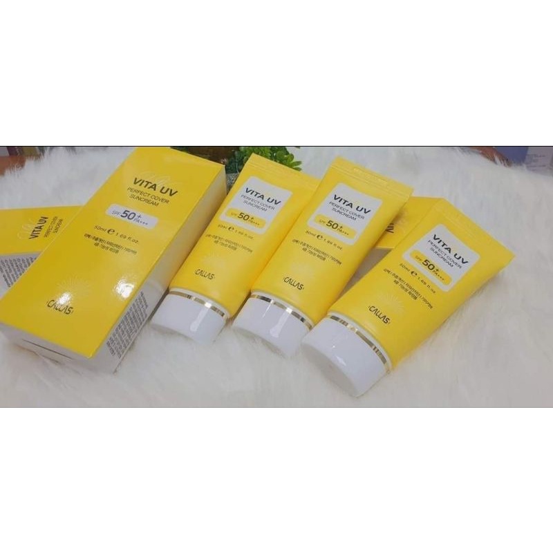 Kem chống nắng Vita UV Perfect Cover Suncream 50ml Callas  Hàn Quốc