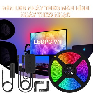 Đèn LED nháy theo màn hình máy tính, có mic nháy theo nhạc