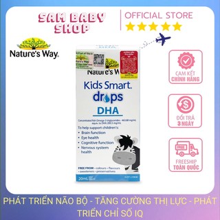 DHA Nature's Way Kids Smart Drops DHA Dạng Giọt Giúp Tăng IQ, Phát Triển Não Bộ Cho Bé 20ml