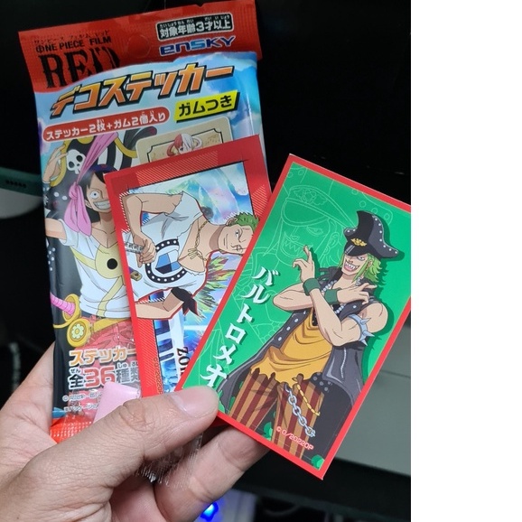 - 01 Túi Sticker One Piece Red