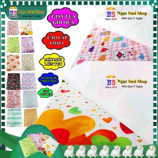 [SIÊU ĐẸP] GIẤY GÓI QUÀ LỤA CỰC ĐẸP 70X50CM - GIẤY GÓI QUÀ GIAO NGẪU NHIÊN MẪU MÀU