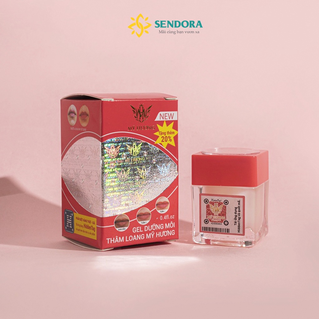 Gel dưỡng môi Mỹ Hương, Dưỡng môi ngừa thâm loang, kích màu môi  sau phun xăm