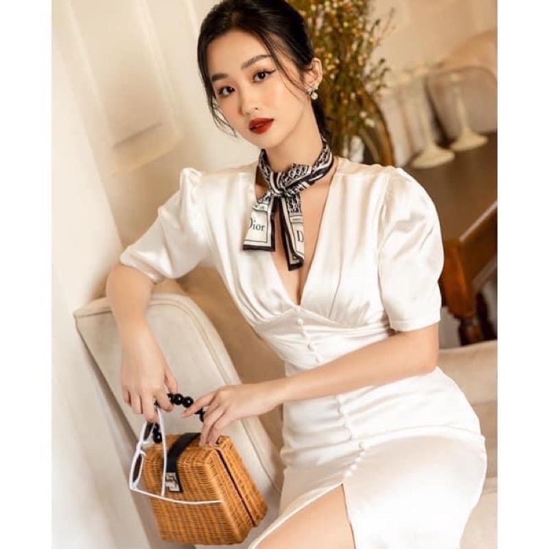 Đầm Tiệc Lụa Bigsize Siêu Tôn Dáng