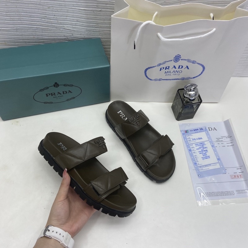 Dép lê 2 quai pra da fullbox