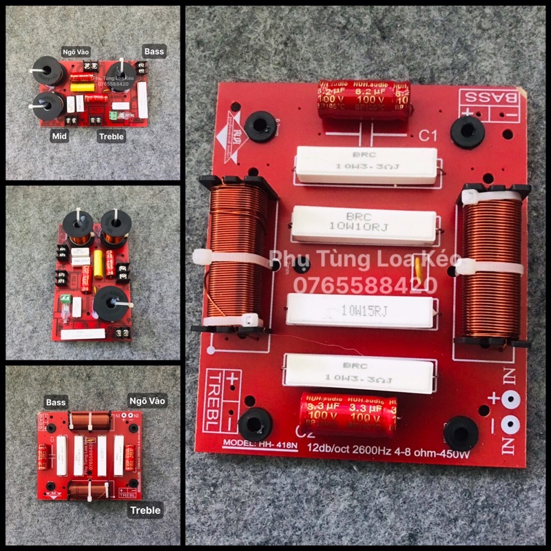 Phân Tần Chuyên Dùng Cho Loa Kéo 2 và 3 Đường Tiếng