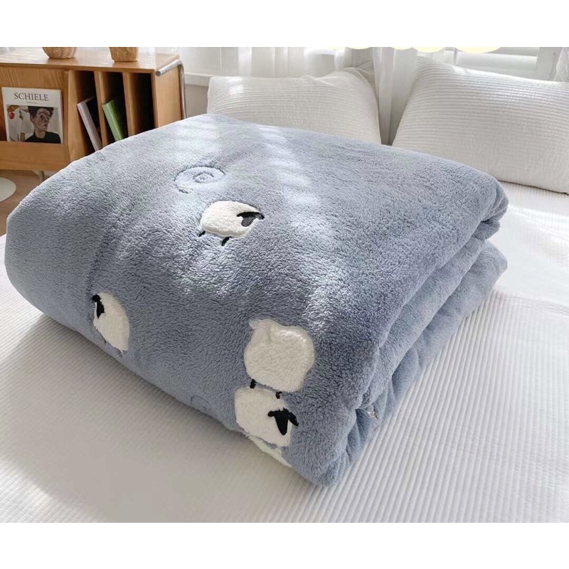 Chăn lông cừu bông xơ đậu nành