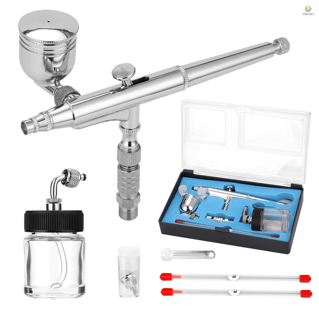 Bộ Súng Phun Sơn Chuyên Nghiệp Kèm 2 Cốc Và 2 Đầu Phun G1 / 8