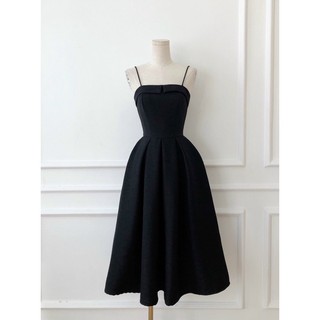 Đầm Xoè 2 Dây Chất Linen