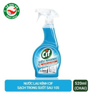 Nước lau kinh Cif 520ml