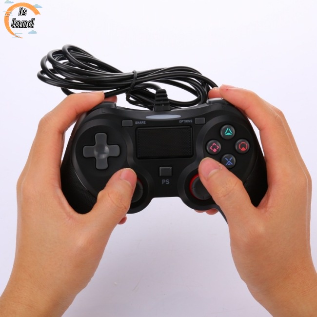 SONY Tay Cầm Chơi Game Có Dây USB Thông Dụng Cho PS4 / PS4 Slim / PS4 Pro / PS3 Kèm Cáp 1.9m