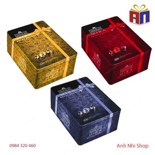 (sỉ ib)_ HỘP KẸO THIẾC MIRA NHẬP KHẨU 180G