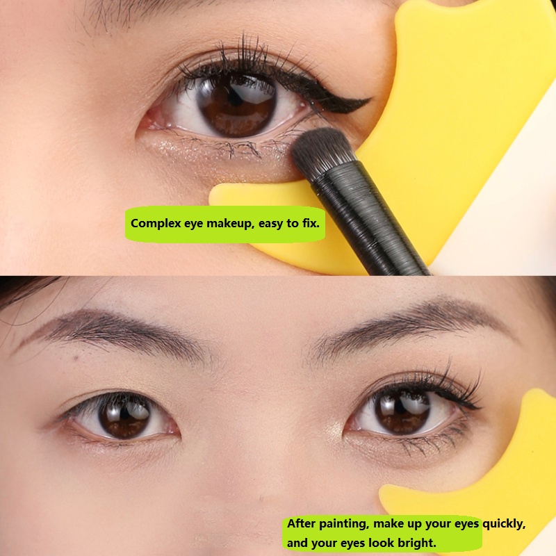 Bút Kẻ Mắt Trang Điểm Chuyên Nghiệp Bằng Silicone Màu Đen Dành Cho Người Mới Bắt Đầu