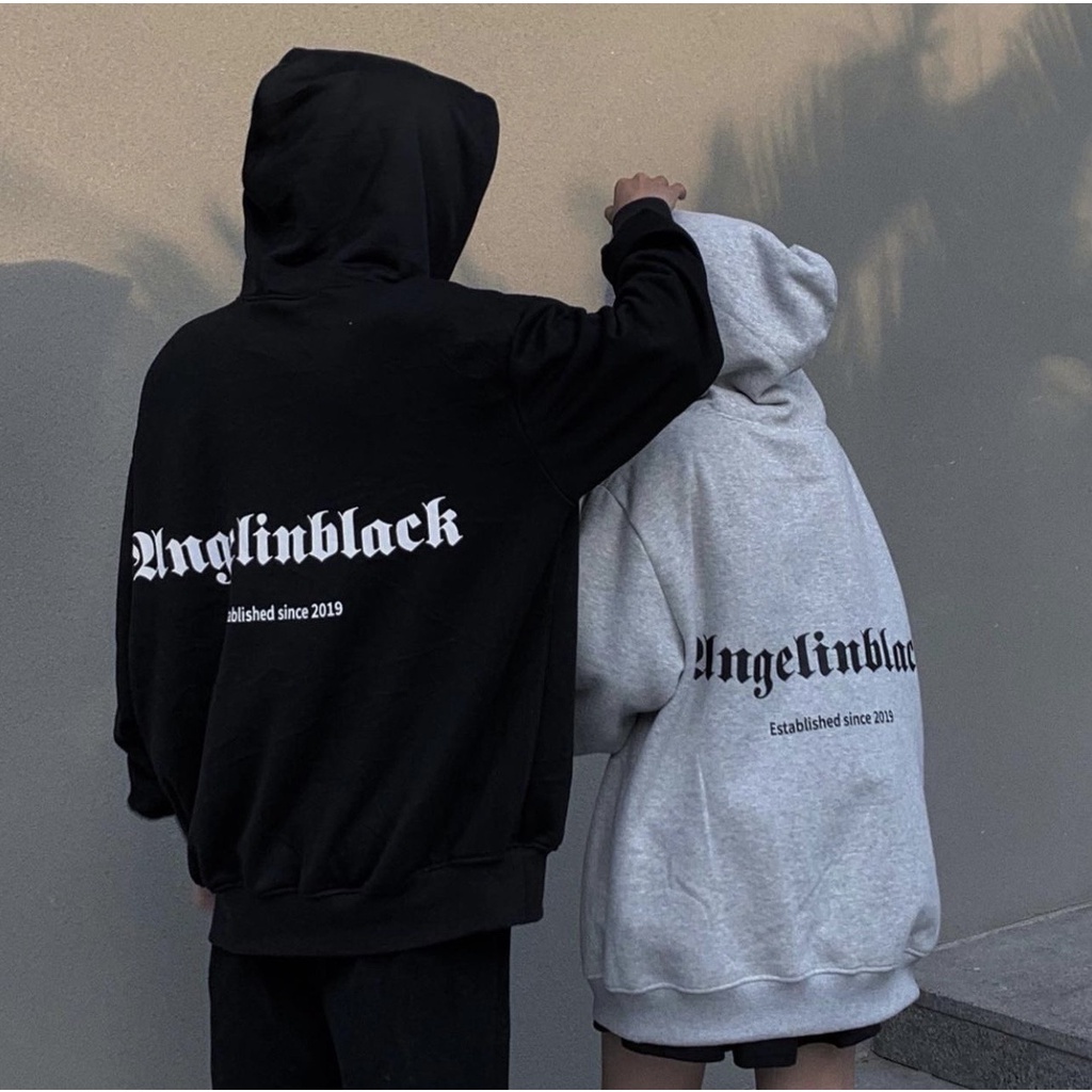 Áo Khoác, Áo Hoodie Angel Nỉ Bông Cao Cấp Có Mũ Cho Nam Nữ