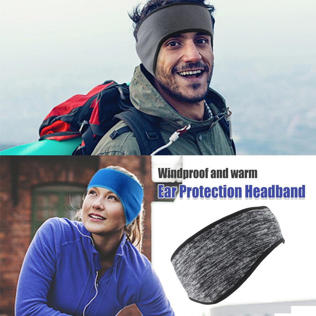 Băng Đô Cài Tóc Bằng Vải Lông Cừu Co Giãn Chống Gió Bảo Vệ Tai Phong Cách Đơn Giản Dùng Khi Chạy Xe Ngoài Trời