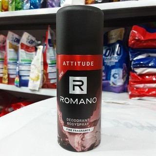 Xịt khử mùi Romano Atitude Nồng ấm chai 150ml