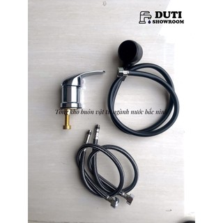 Bộ Vòi Gội Đầu giường nằm hàng Đồng Cao Cấp kèm đôi dây cấp nóng lạnh- Bộ gật gù gội đầu vòi phun giường nằm