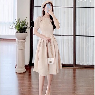Đầm váy tiểu thư tay bồng ly dưới V1371