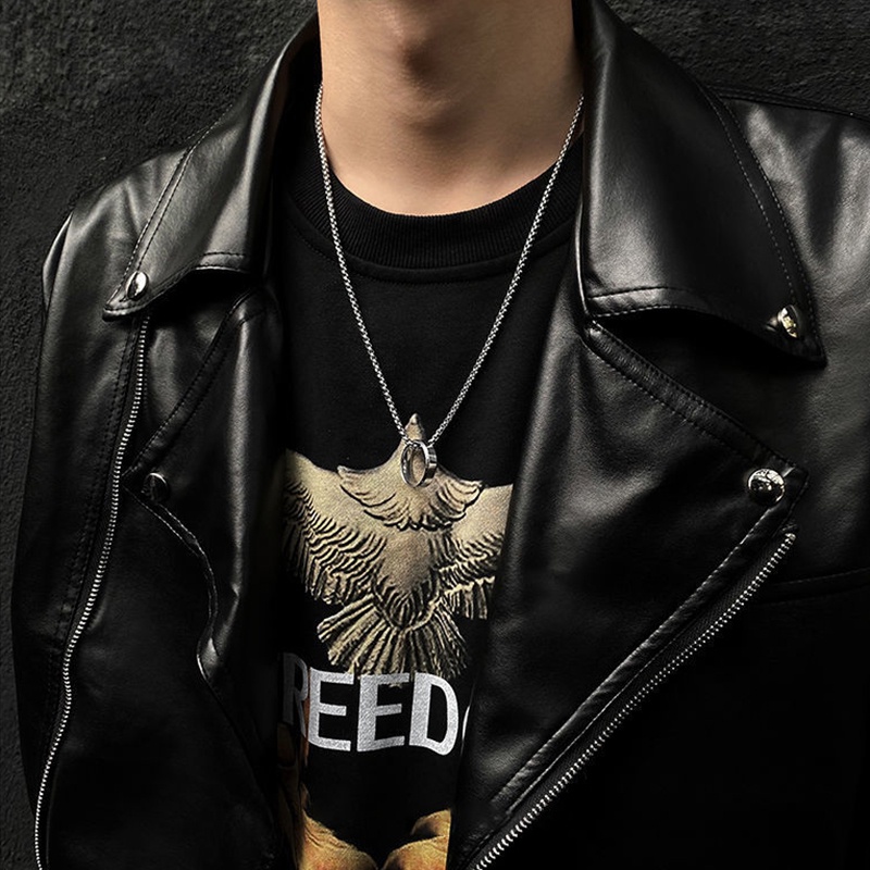 Vòng cổ Bằng Thép Không Gỉ Phong Cách Hip Hop Cho Cặp Đôi