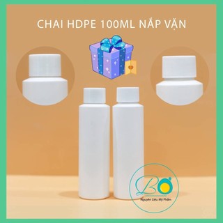 Chai 100ml hdpe vai ngang nắp vặn