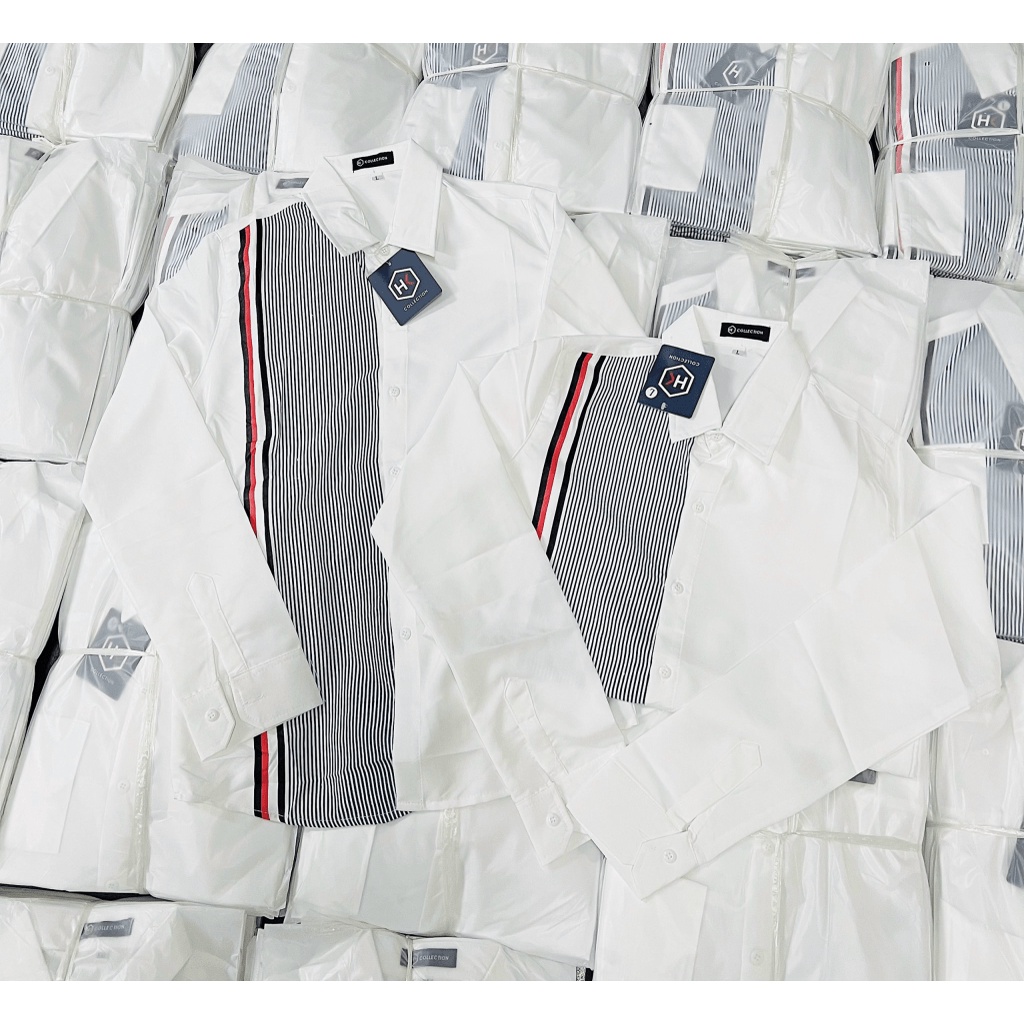 (HCM)ÁO SƠ MI NAM DÀI TAY PHONG CÁCH PHỐI SỌC SIÊU HOT CHO CÁC ANH EM - THỜI TRANG SIÊU MỚI ĐỘC LẠ KOKO MI FASHION