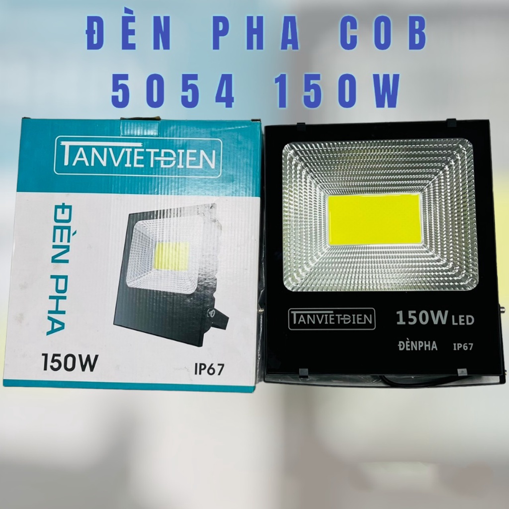 Đèn pha led COB 150W 220v chuyên công trình rọi bảng hiệu lắp đặt ngoài trời chống nước IP66 đủ công suất