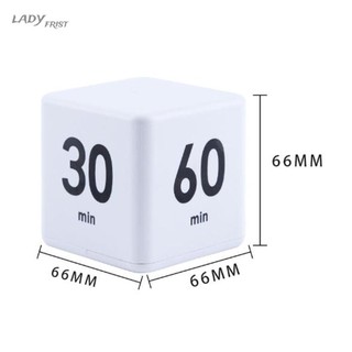 [ FAST SHIPPING ]Cube Timer Countdown Reminder Time Management Black/White Student Study Timers 15-20-30-60