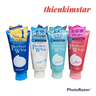 Sữa rửa mặt Shiseido Senka Perfect Whip Collagen in 120g