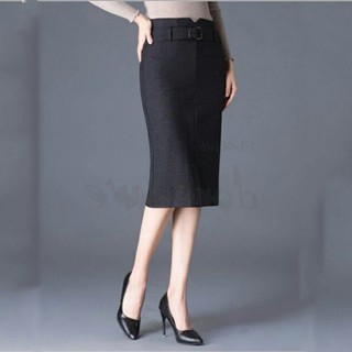 Chân váy công sở dáng dài, chân váy bút chì thanh lịch VannhShop MS19