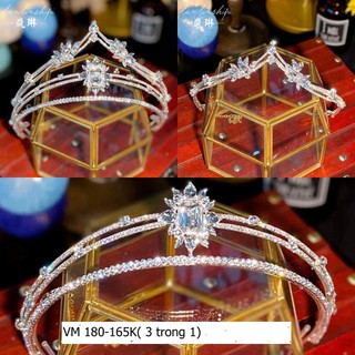 Vương miện dáng cao vương miện cưới-phụ kiện cưới- (VM 145)
