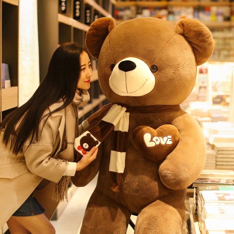 Thú Nhồi Bông Hình Gấu Teddy Xinh Xắn Làm Quà Tặng