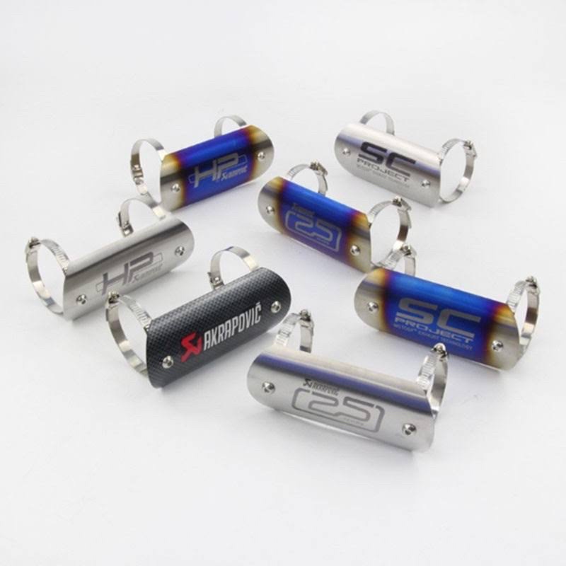 Ốp che bảo vệ cổ bô chống nóng chống móp chống trầy cổ pô dành cho các loại xe pkn pkl