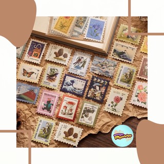 Miếng Dán Tem, Sticker, Decal Trang Trí Phong Cách Cổ Điển
