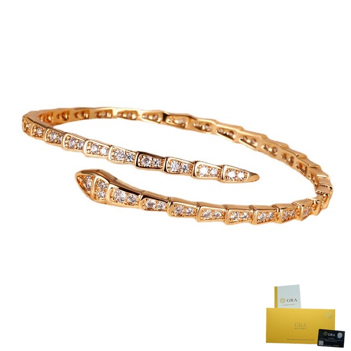 Vòng Tay Mạ Vàng 18K Đính Đá Sang Trọng
