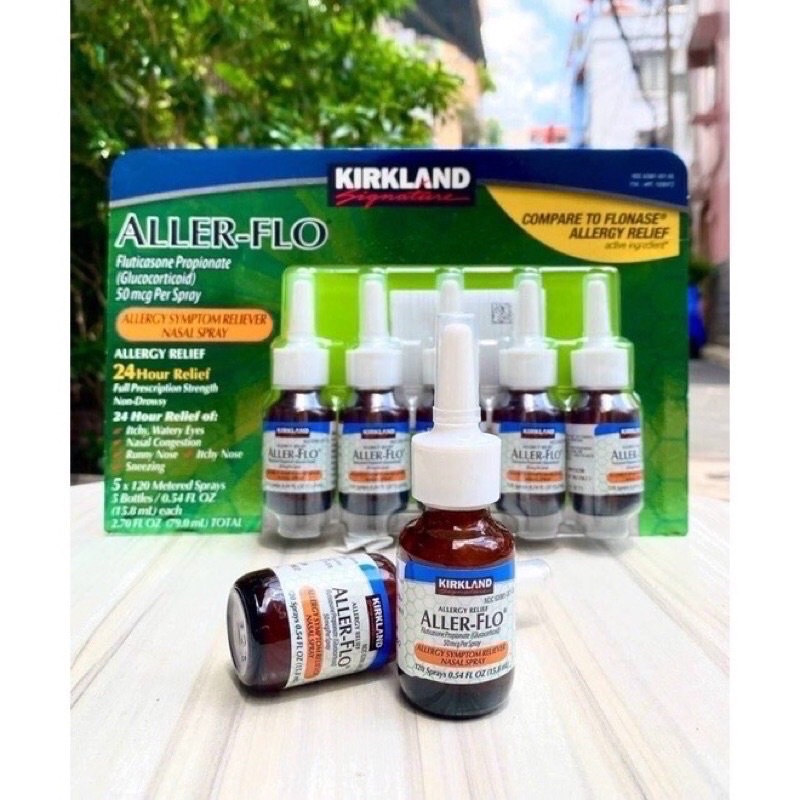 Xịt mũi chống dị ứng Kirkland Aller- Flo Hàng Mỹ