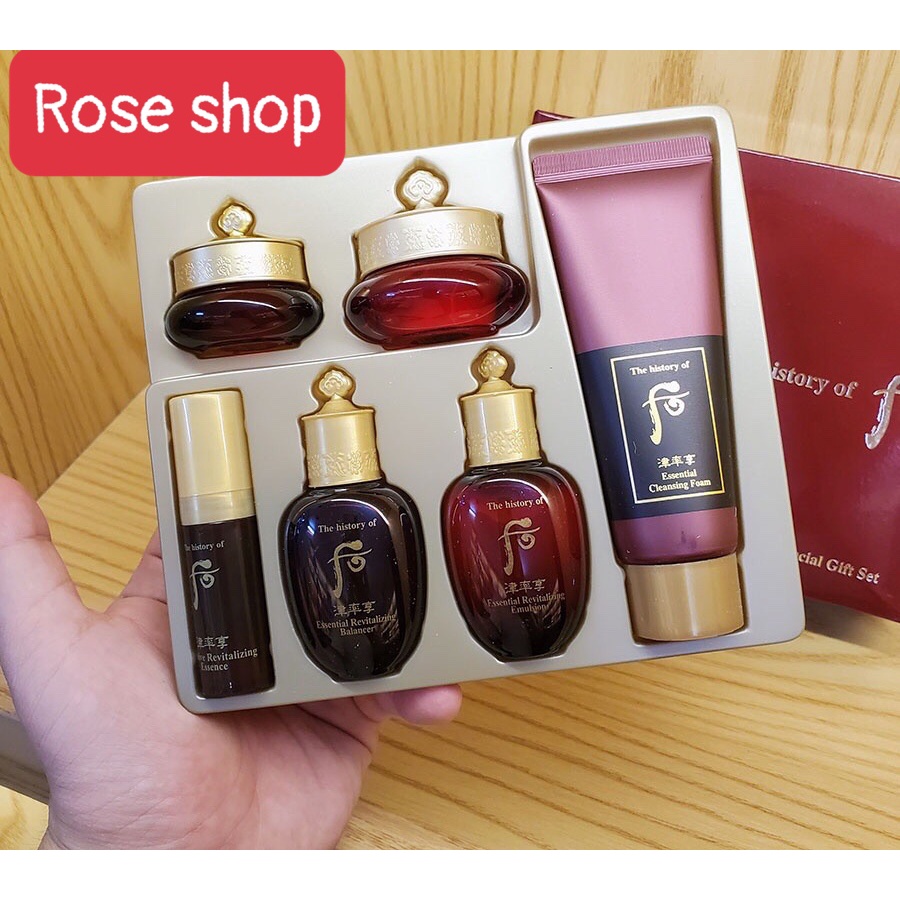 Set Whoo đỏ dưỡng da 6 món