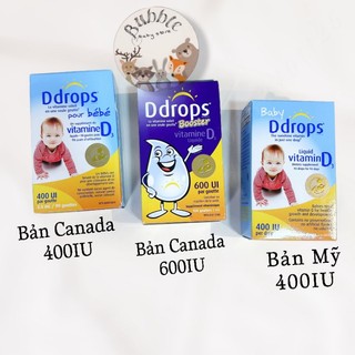 Vitamin D3 cho bé 0m+ Baby Ddrops 90 giọt