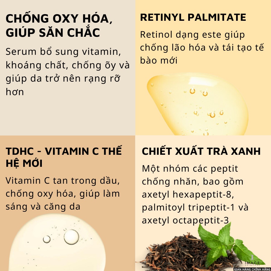 Serum chống lão hóa da Image Skincare Vital C Hydrating Antioxidant Ace 30ml