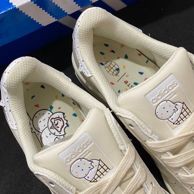 Giày thể thao das sò trắng candy hàng SC mẫu mới 2022, Giày Superstar Cloud White Mũi Sò Bản