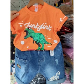 Sét jean khủng long bé size đại