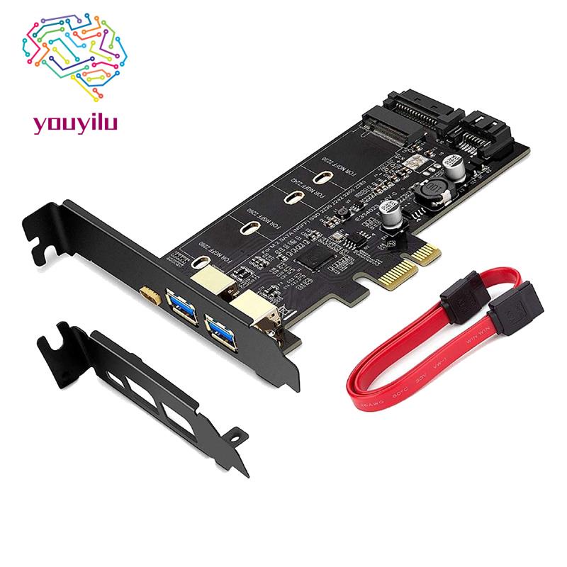 Card Mở Rộng PCI-E Sang USB 3.0 PCI Incl.1 USB C Và 2 Cổng USB A