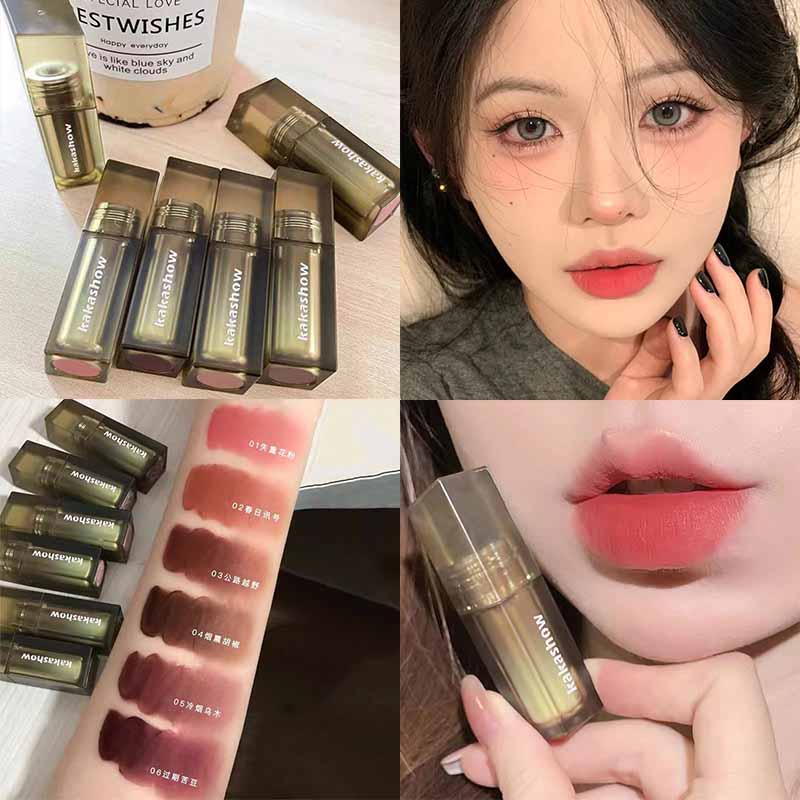 Son Bóng Hiệu Ứng Gương Không Thấm Nước Lâu Trôi Thiết Kế Hình Bông Hoa Độc Đáo