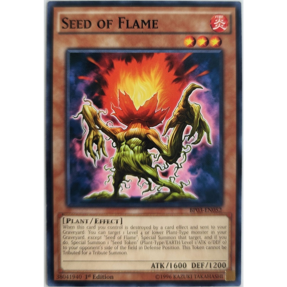[Thẻ Yugioh] Seed of Flame |EN| Common