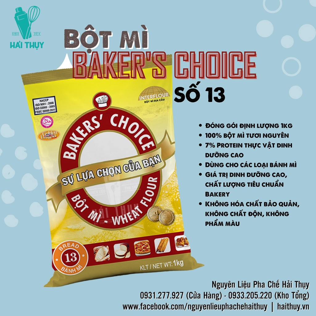 Bột mì Baker's Choice số 8-11-13