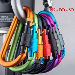 Móc khóa nhôm đa năng phụ kiện đi phượt khóa xoay siêu tiện dụng - siêu rẻ