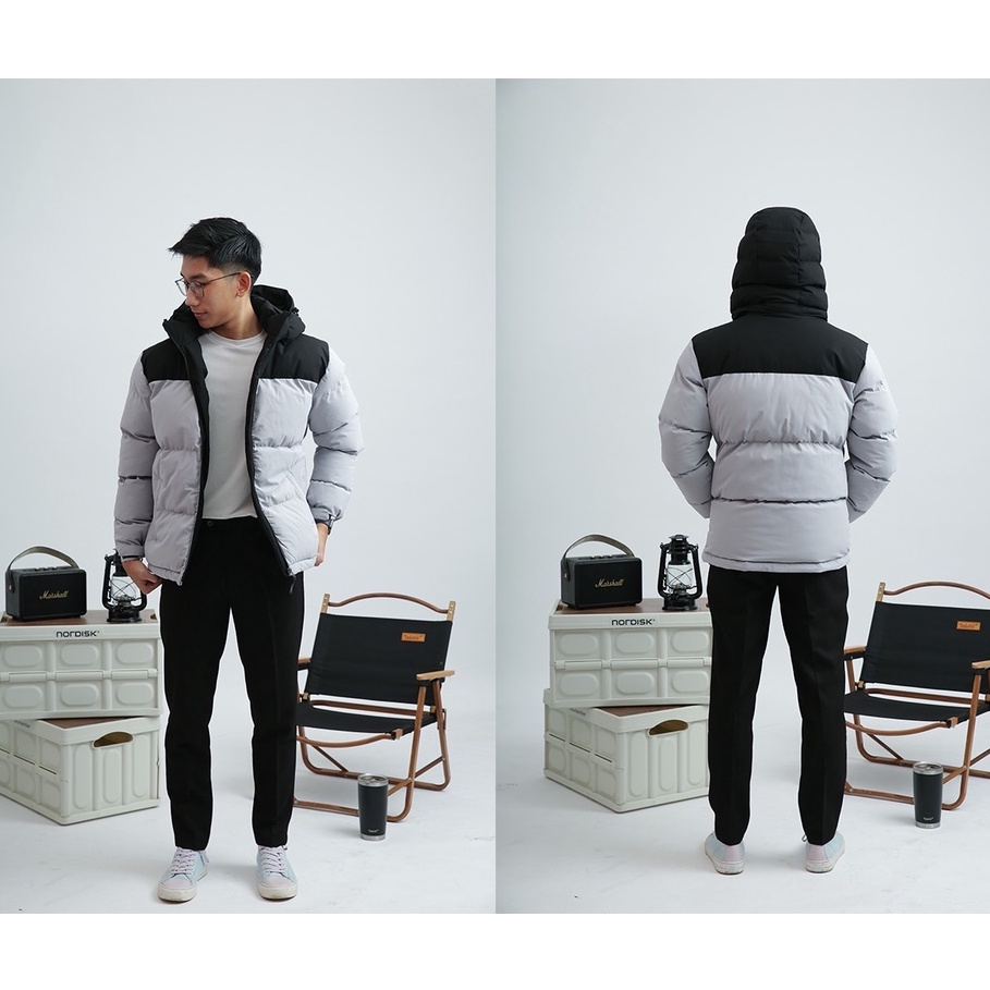 Áo Phao Nam Nữ Tabalo Retro Nuptse - Áo Phao Béo Đại Hàn Mùa Đông Có Mũ Tháo Rời, Áo Khoác Phao Cực Ấm | BigBuy360 - bigbuy360.vn