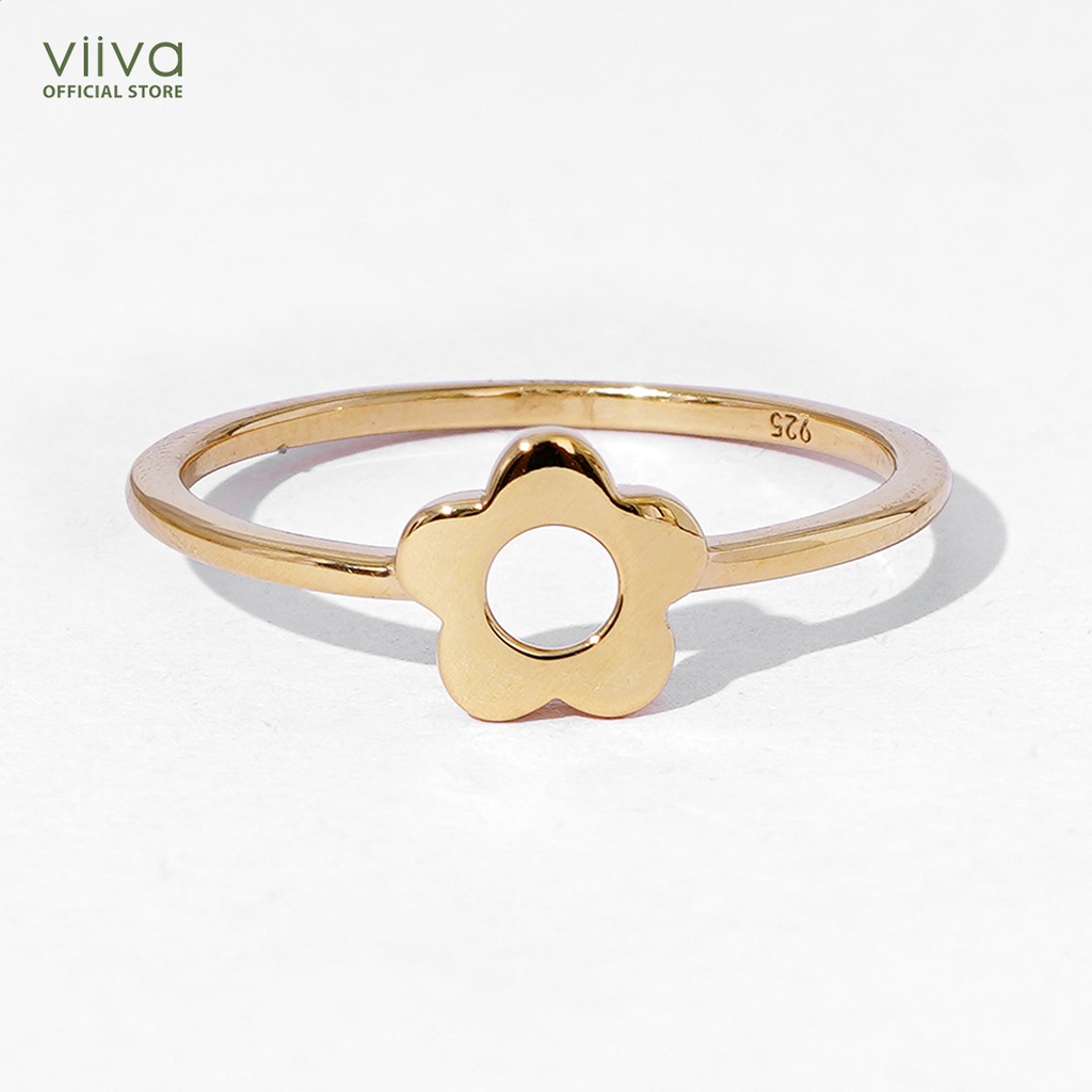 Nhẫn Bạc 925 Bông Hoa Flower Bloom Ring